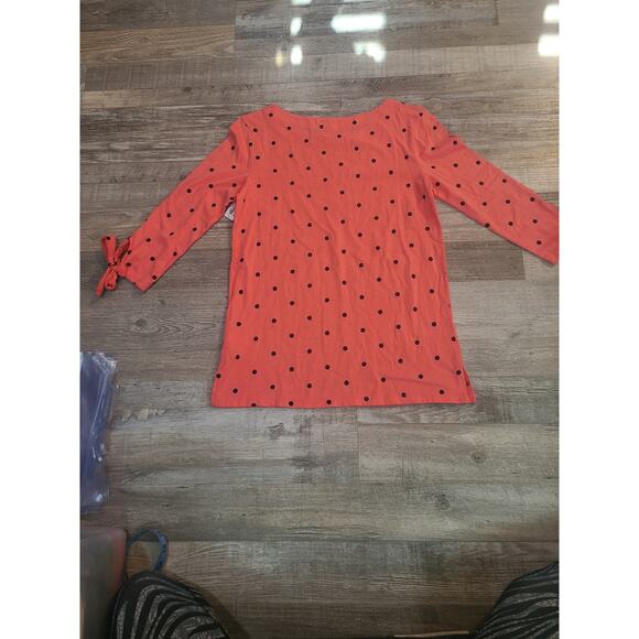 Old navy xs womens pink and black polka dot blouse new with tags - Picture 4 of 9